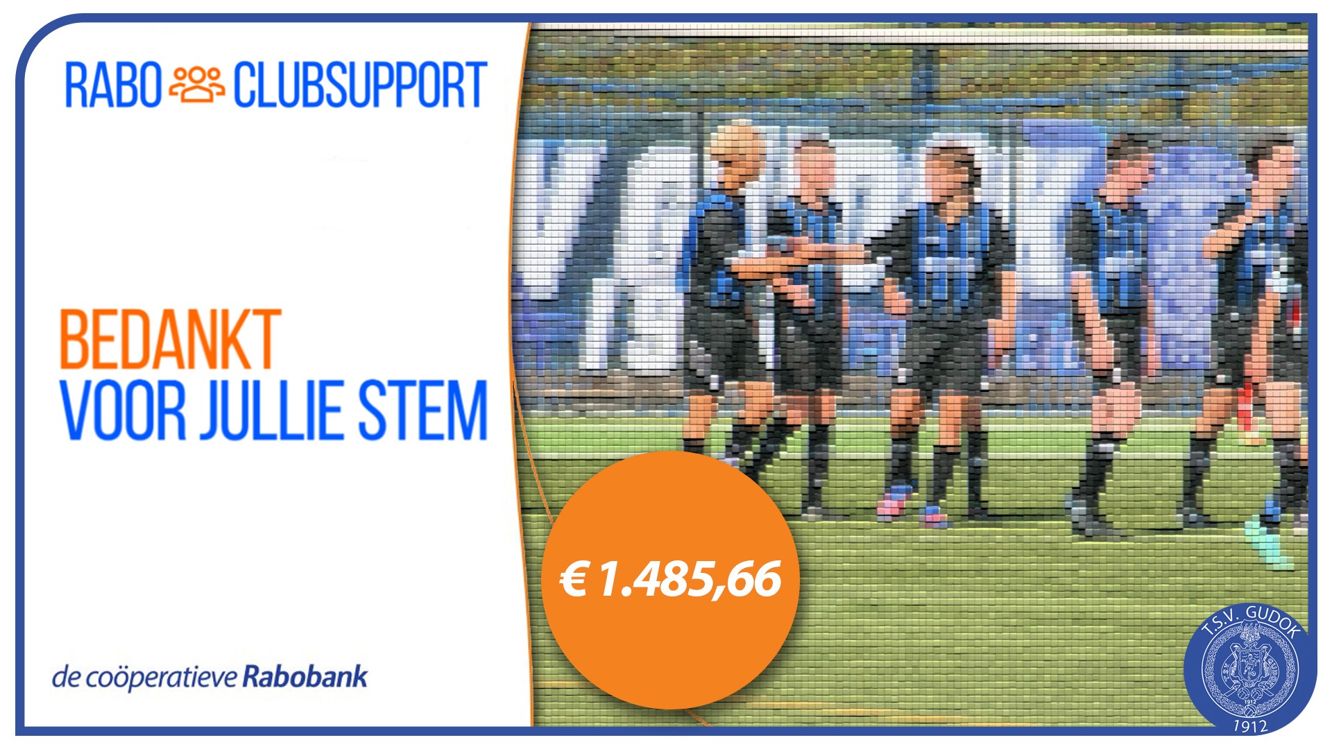 Bedankt voor jullie stem!