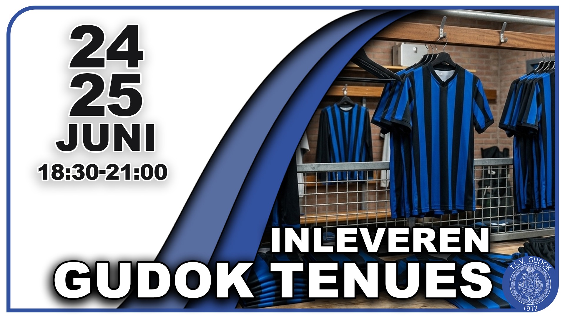 Inleveren Teamkleding TSV Gudok