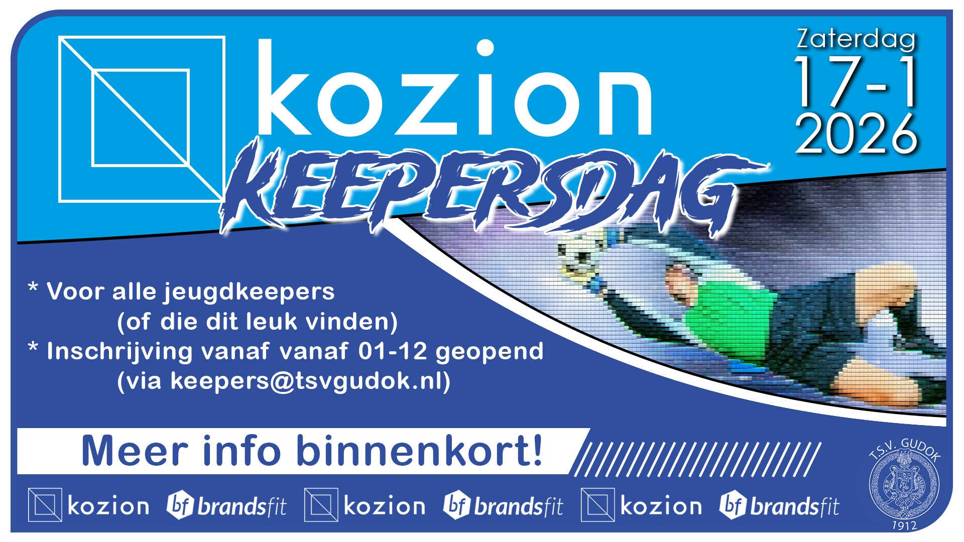Kozion Keepersdag.