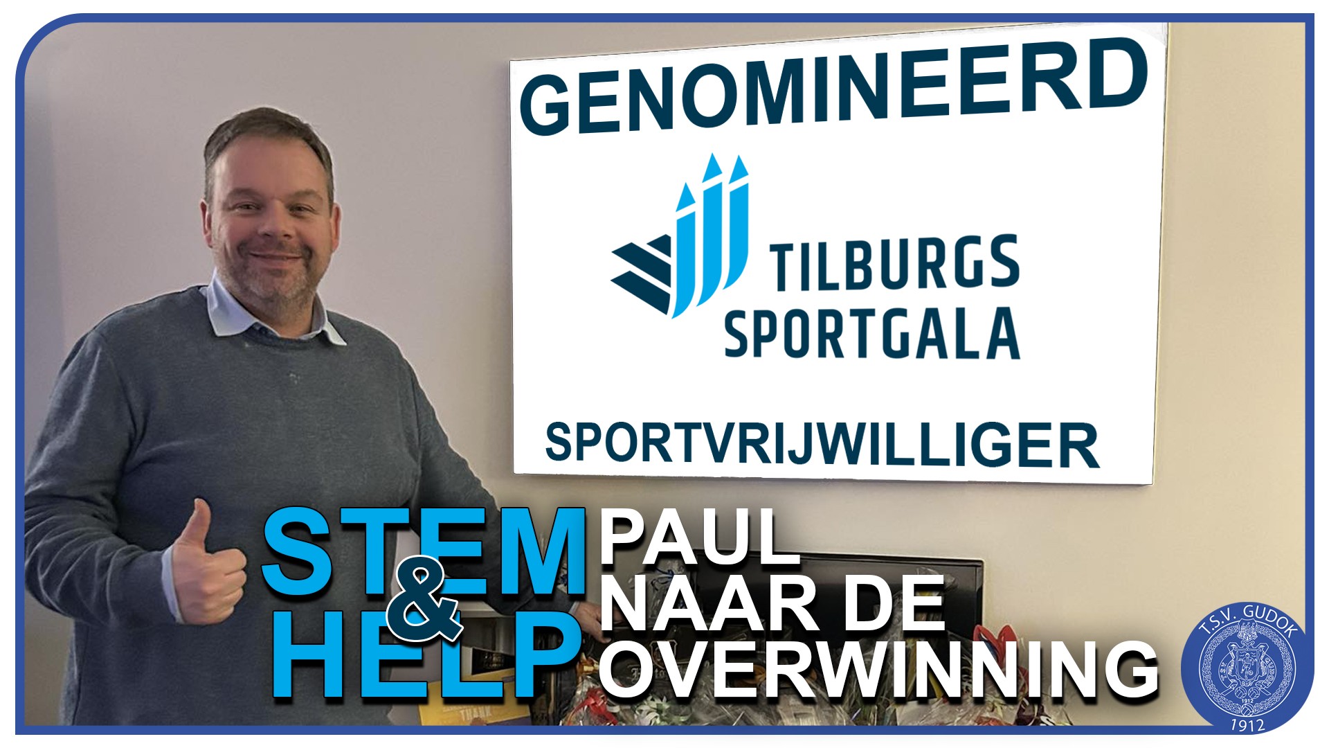 Paul Bogaers genomineerd voor Sportvrijwilliger van het Jaar