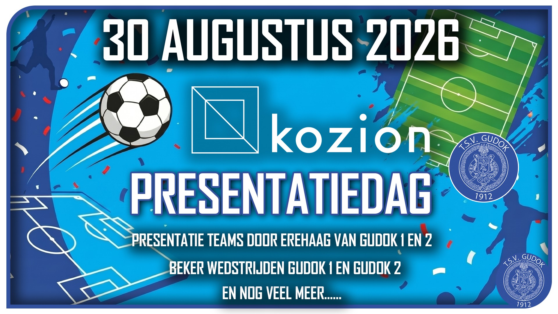 Presentatie dag TSV Gudok Seizoen 2026/2027