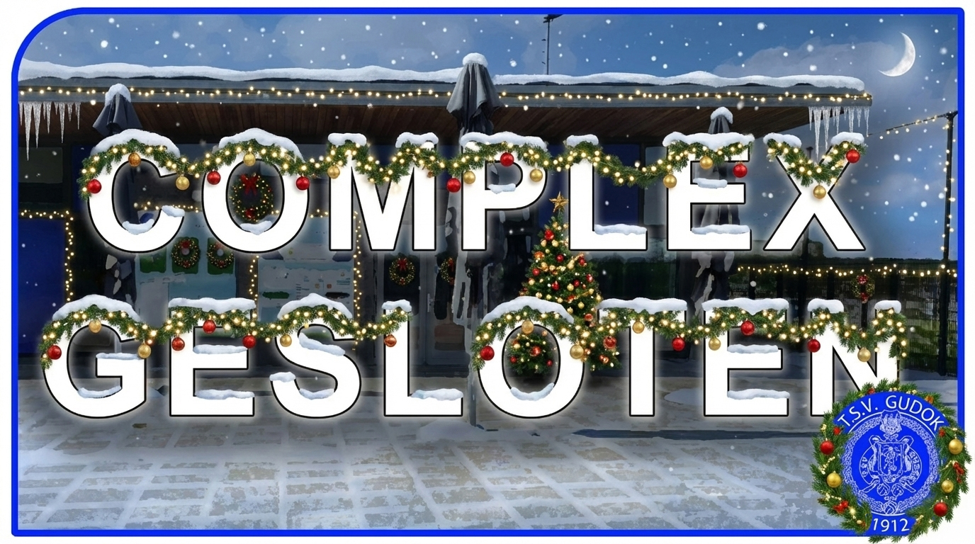 Sluiting sportcomplex tijdens feestdagen