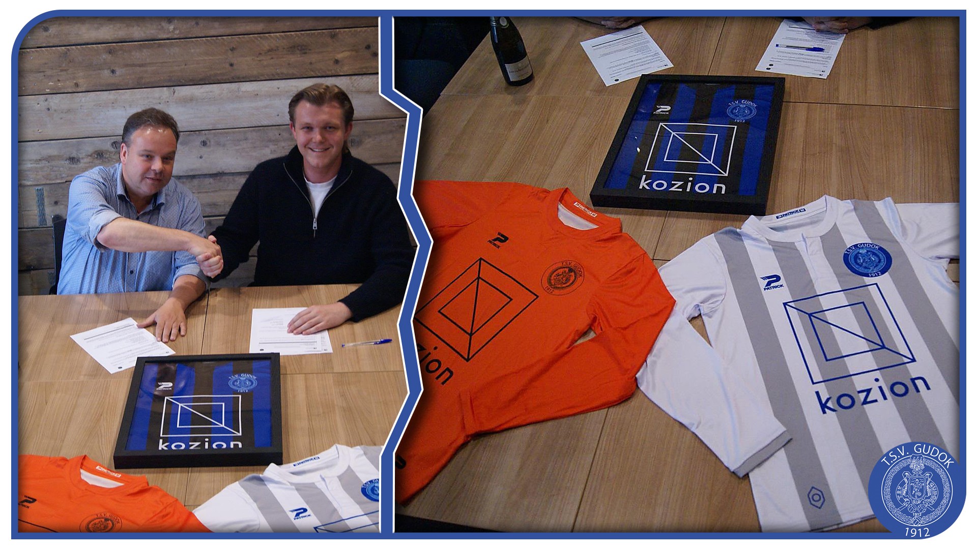 TSV Gudok presenteert Kozion als nieuwe hoofdsponsor.